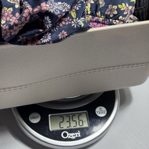 Cacique pahama set ribbed button up top floral pants grey Size 2X 22/24 - Picture 15 of 15